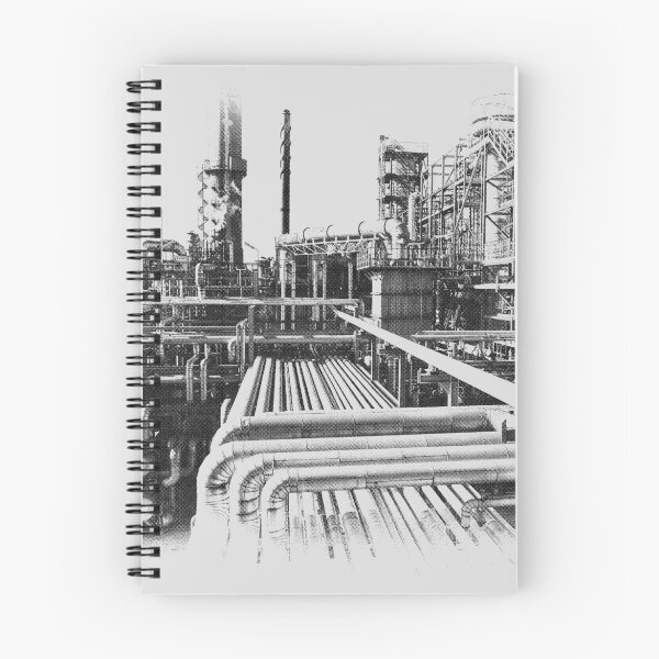 Item preview, Old Refinery Industry Vintage Style T-Shirt designed and sold by TimeForTShirt.