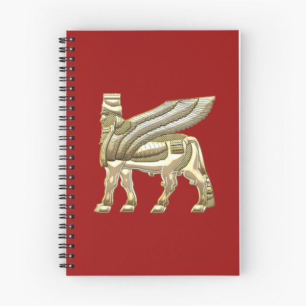 Item preview, Babylonian Winged Bull Lamassu [Gold] designed and sold by Serge Averbukh Art Studio.