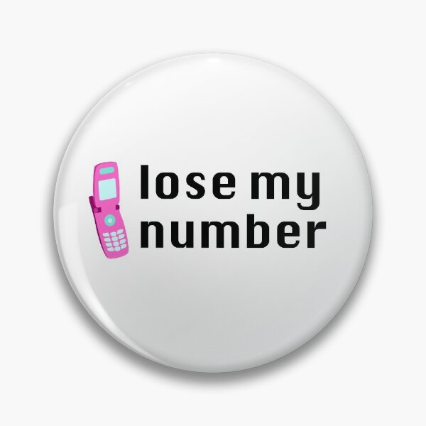 Item preview, Lose My Number designed and sold by kacline.