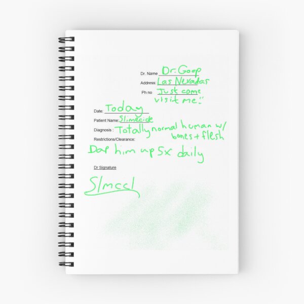 Item preview, Slimecicle Doctors Note designed and sold by Jessie S.