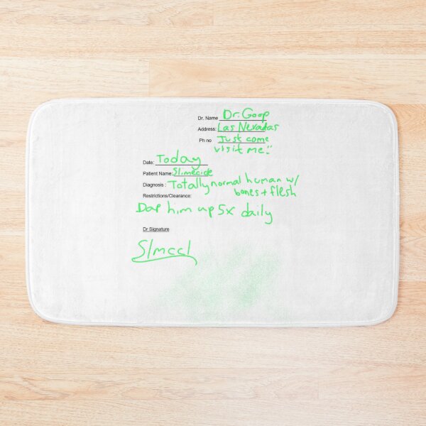 Item preview, Slimecicle Doctors Note designed and sold by Jessie S.