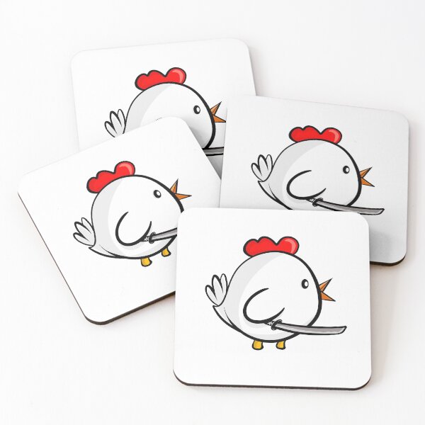 Item preview, Katana chicken designed and sold by StrugglingIdeas.