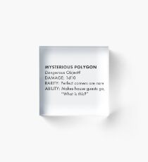 D&D Mysterious Polygon Acrylic Block
