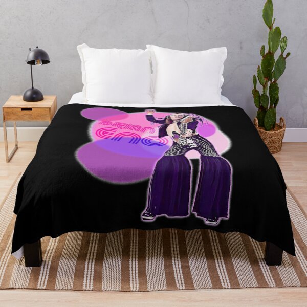 Item preview, Beautiful Model Retro Brian Eno Roxy Fan Design Vintage 90S Decal Design From designed and sold by KyleeRowe1919.