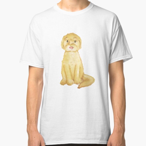 Watercolor Goldendoodle- Basic Classic T-Shirt
