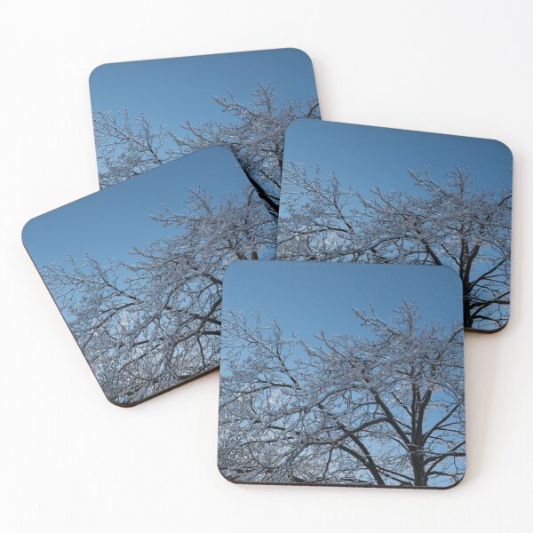 Item preview, Ice Storm Aftermath - Brilliant, Icy Blue Tree Branches designed and sold by Georgia Mizuleva.