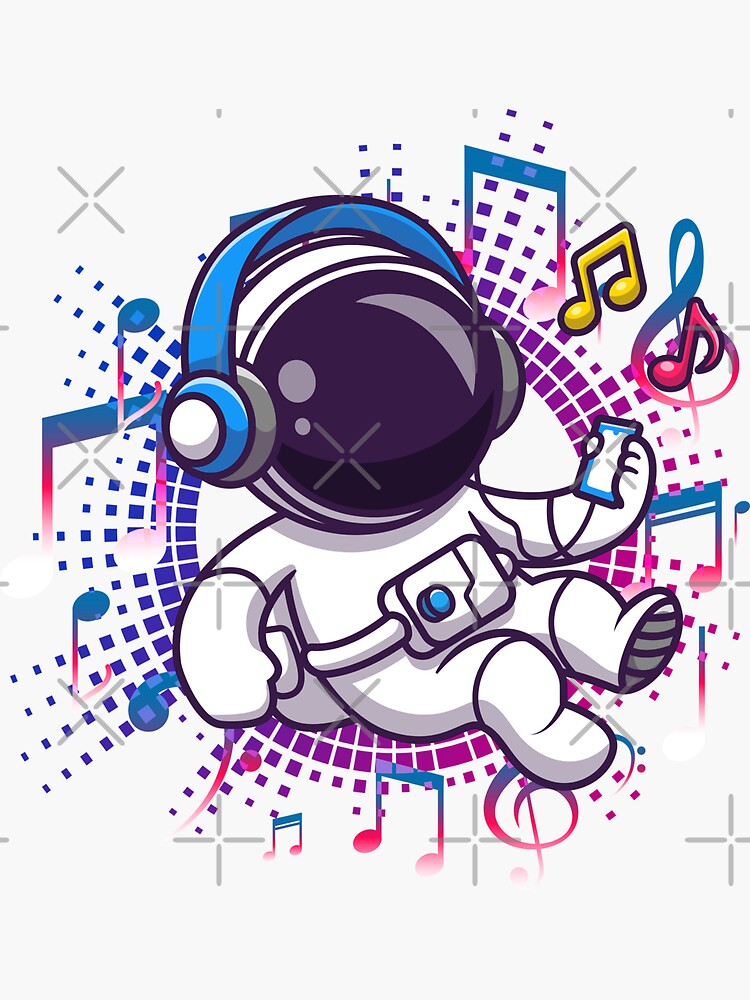 Stickers Calcomania Astronauta