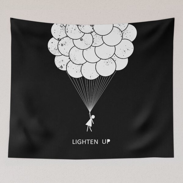 Item preview, LIGHTEN UP Black designed and sold by CatByDesign.