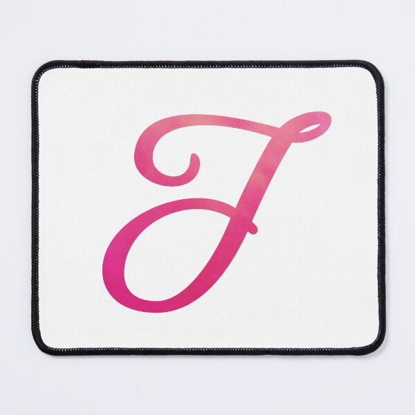 Item preview, Letter J Pink Color Monogram Script, Personalized Initial designed and sold by Star58.