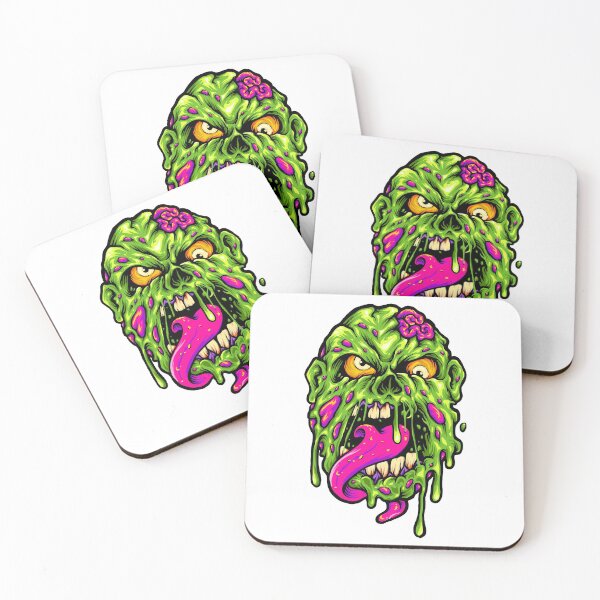 Item preview, Zombie Head Horror Cartoon Illustrations designed and sold by Artstationz.