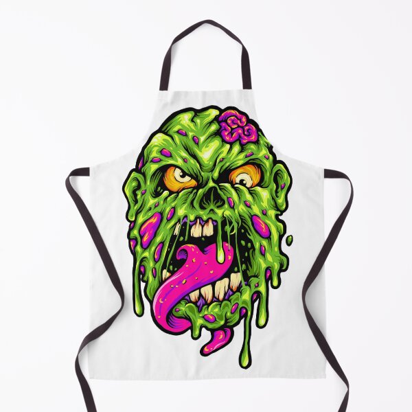 Item preview, Zombie Head Horror Cartoon Illustrations designed and sold by Artstationz.