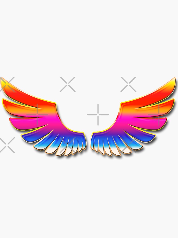 Angel Wings Rainbow by PartnersInTrust