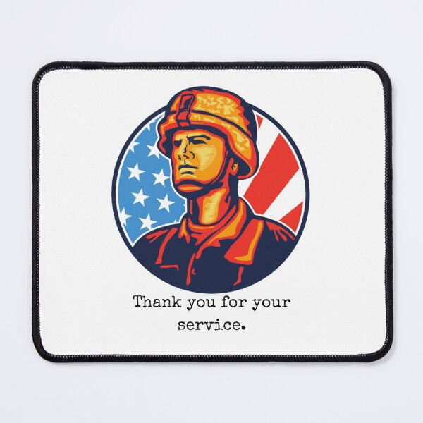 Item preview, Thank you for your service designed and sold by Tiredmenphilo.