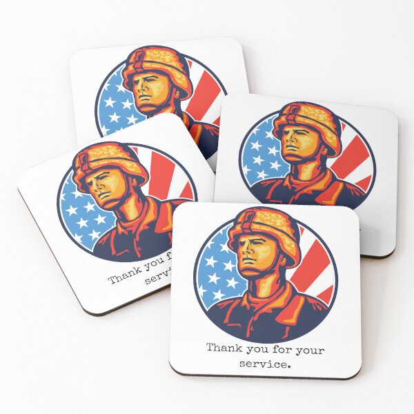Item preview, Thank you for your service designed and sold by Tiredmenphilo.
