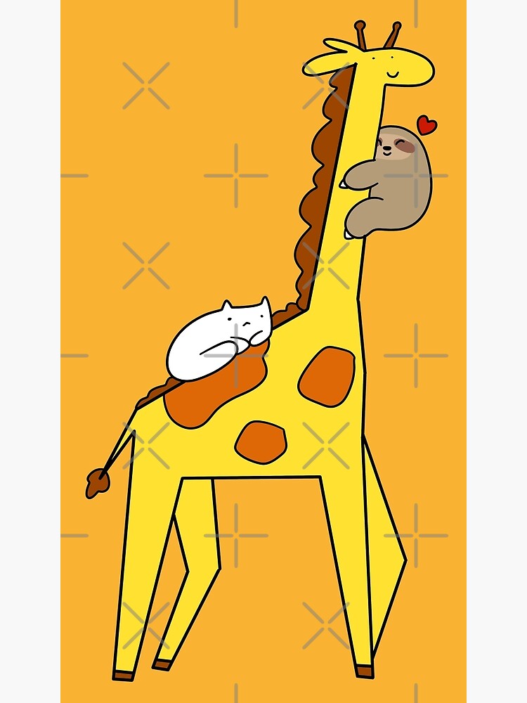 Wacky Giraffe Face Funny Good Morning GIF