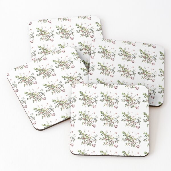 Item preview, Winter Berries Holly Berries designed and sold by WildAliceArt.
