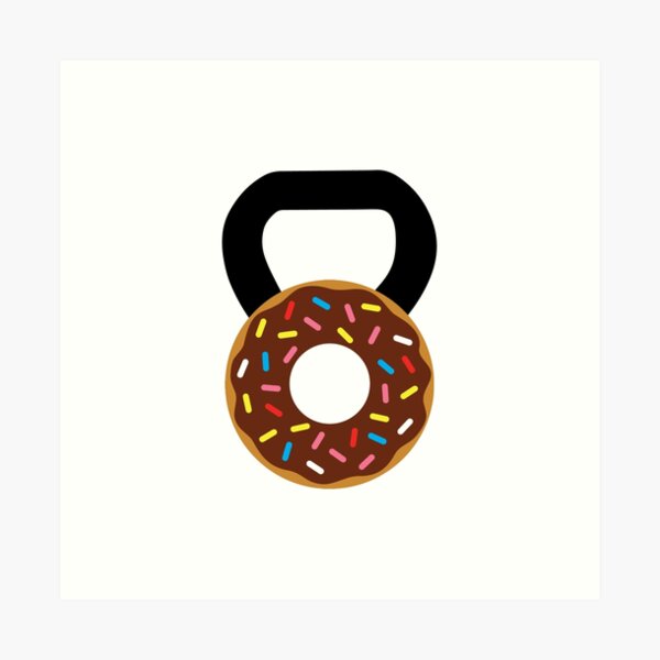 Kettlebell Donut Impression artistique