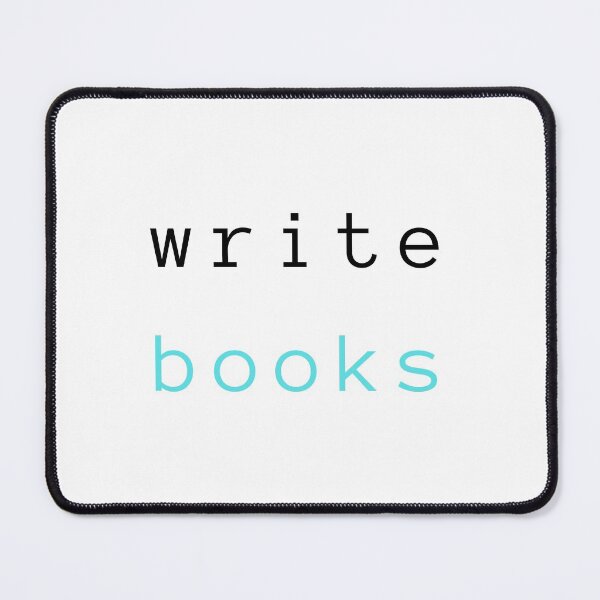 Item preview, Write Books | Black and Teal designed and sold by WordsToArt.