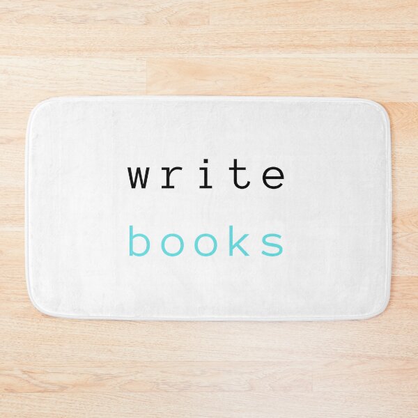 Item preview, Write Books | Black and Teal designed and sold by WordsToArt.