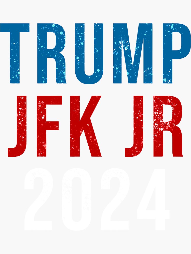 "Trump, JFK Jr 2024 Classic TShirt" Sticker for Sale by PaigejHoover