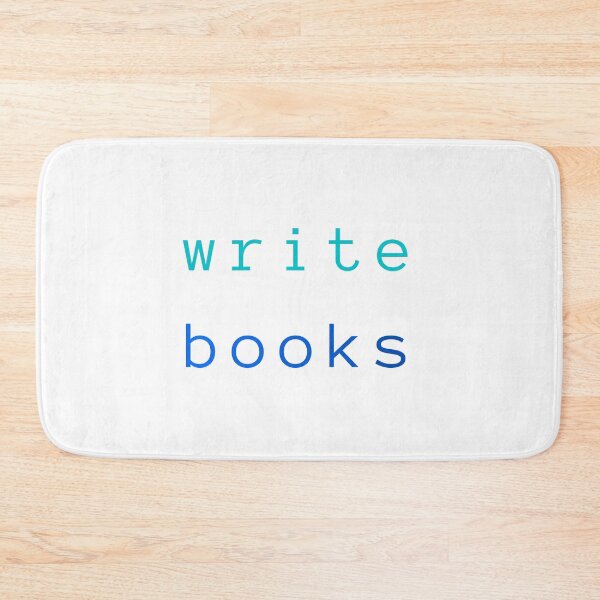 Item preview, Write Books | Teal and Blue designed and sold by WordsToArt.