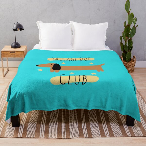 Item preview, Sausage Dog Club - Cute Dog Illustration - Doxie Life Design designed and sold by CamSkot.