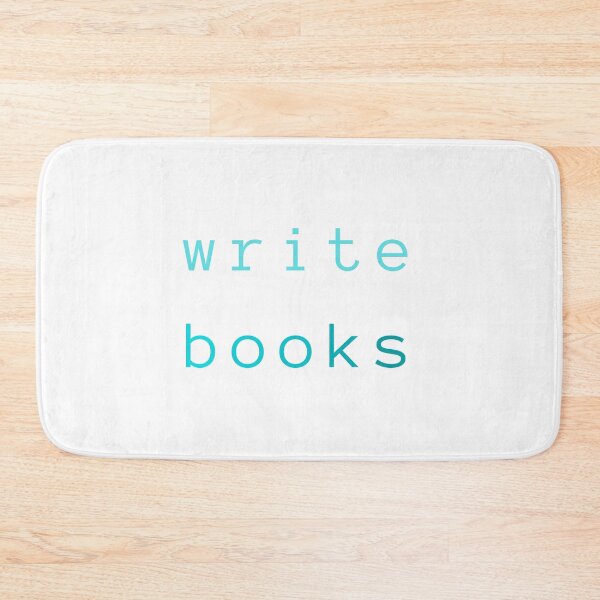 Item preview, Write Books | Bright Shades of Teal designed and sold by WordsToArt.