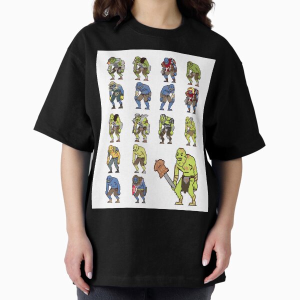 Vista previa del artículo con la obra «Pixel Super Mutants», diseñado y vendido por Dallas Carlos.