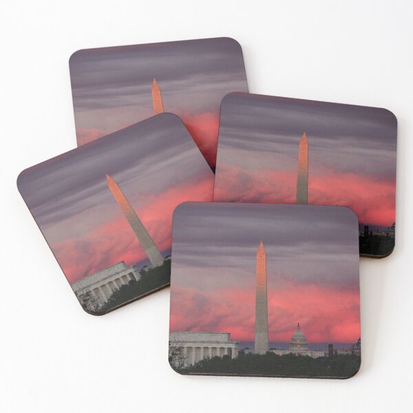 Item preview, Pink Clouds over the DC Skyline designed and sold by sophotography.