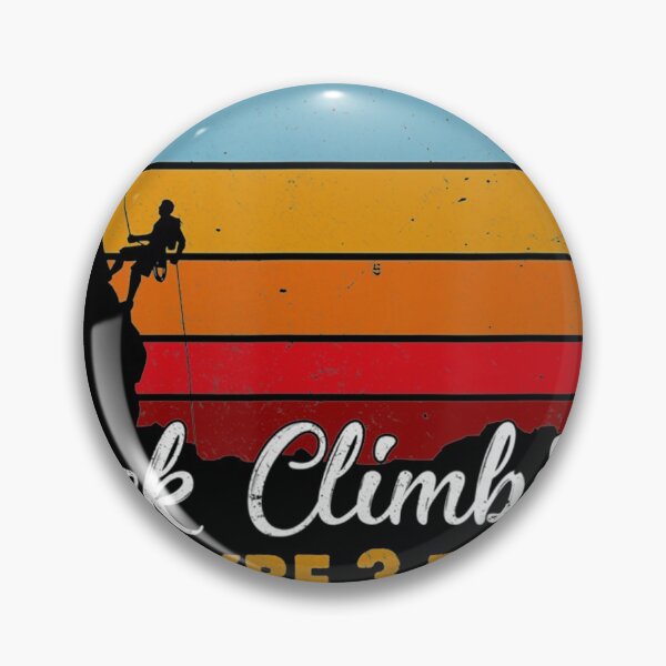 Item preview, Retro Style Sunset Rock Climbing designed and sold by FerdinandEngel.