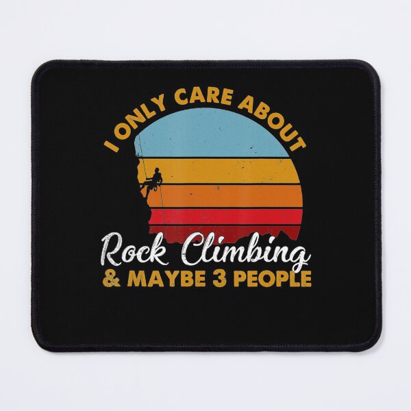 Item preview, Retro Style Sunset Rock Climbing designed and sold by FerdinandEngel.