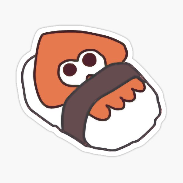 Sushi Calmar Sticker