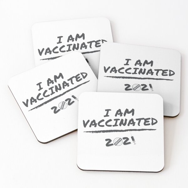 Item preview, I Am Vaccinated 2021 designed and sold by nubiestore.
