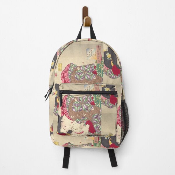 Item preview, Geisha and Cat - Japanese Print designed and sold by xm-h.