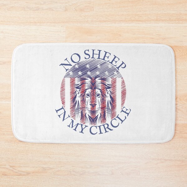 Item preview, No sheep in my circle, American flag design designed and sold by Auntieck.