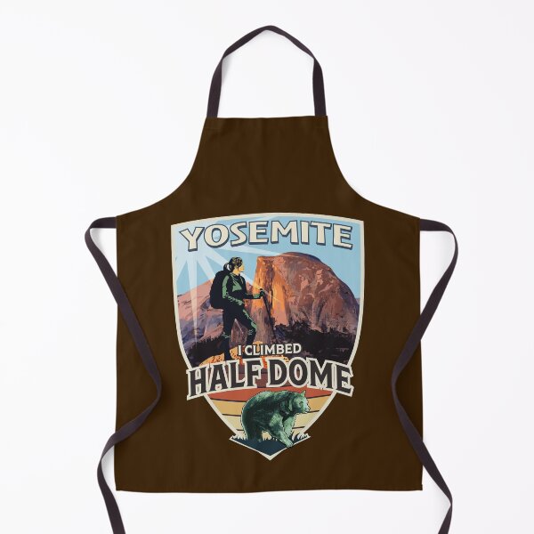 Item preview, Yosemite National Park - I Climbed Half Dome Vintage Retro Design for Women with Hiker and Bear designed and sold by SunNoonPark.