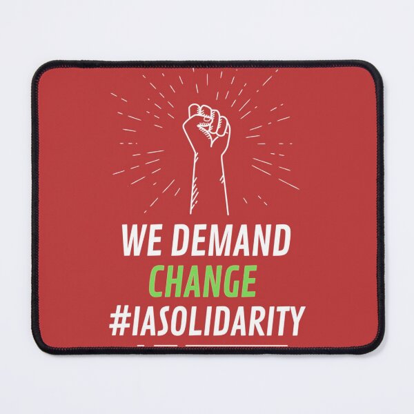 Item preview, IATSE Strike solidarity Shirt. WE DEMAND CHANGE! ia film set designed and sold by SlayShop66.