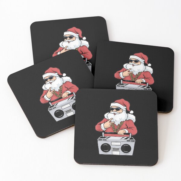Item preview, Hip Hop Santa Claus Gangster Christmas Ghettoblaster designed and sold by alanxgoldberger.