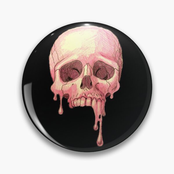 Item preview, Melting Wax Skull designed and sold by ArtbyAnyse.