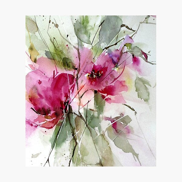 Aperçu de l'œuvre Impression de roses créée et vendue par Miek Groenhout.