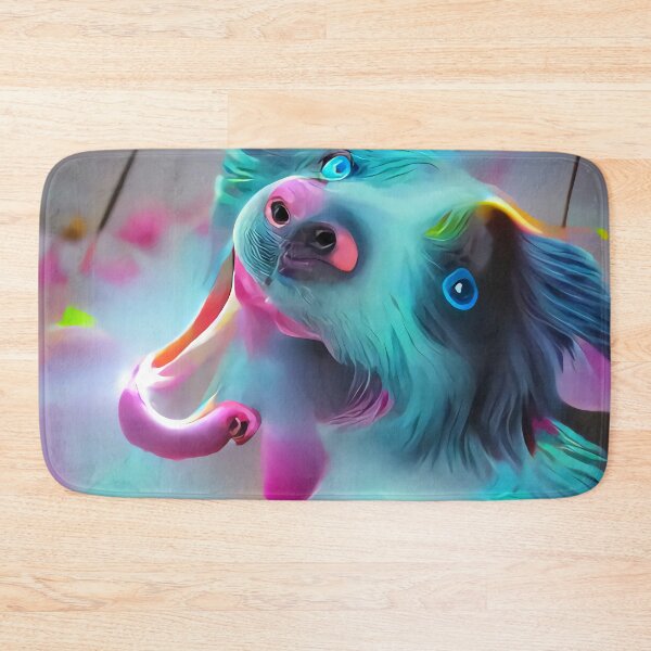 Item preview, Magical Neon Cotton Candy Pup designed and sold by trippingonpixel.