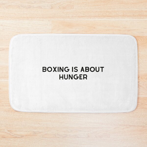 Item preview, Boxing is about hunger - Motivational Phrases designed and sold by CRAZY-T.