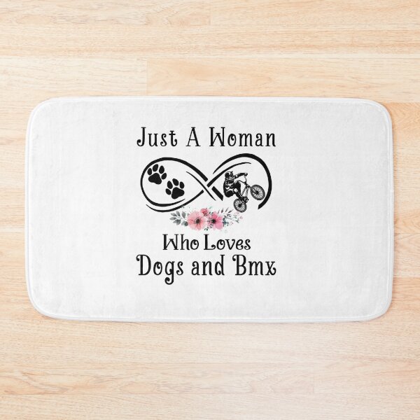Item preview, just a woman who loves dogs and Bmx designed and sold by luytkaka.