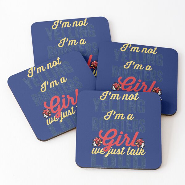 Item preview, I_m Not Yelling I_m a Roosters Girl We Just Talk Loud   designed and sold by FANCY-CASHOP.