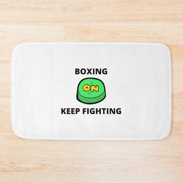 Item preview, Boxing On Keep Fighting Motivational Phrases designed and sold by CRAZY-T.