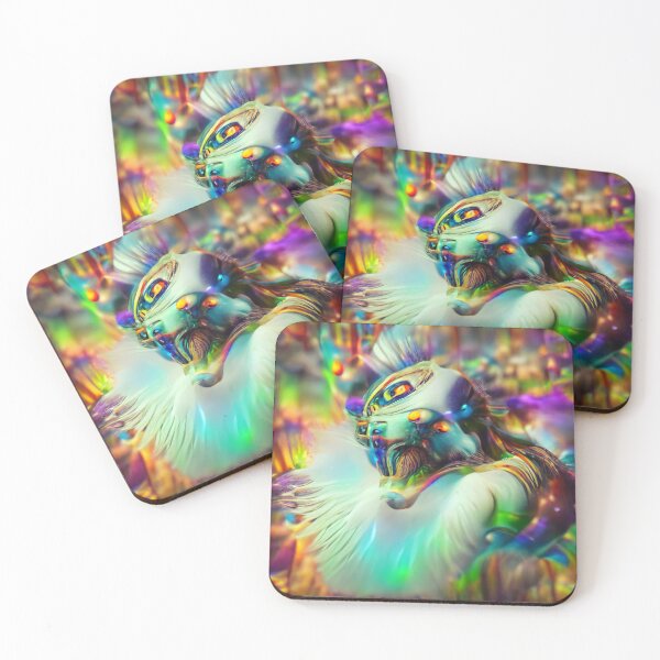 Item preview, Cybernetic Neon DMT Pup designed and sold by trippingonpixel.