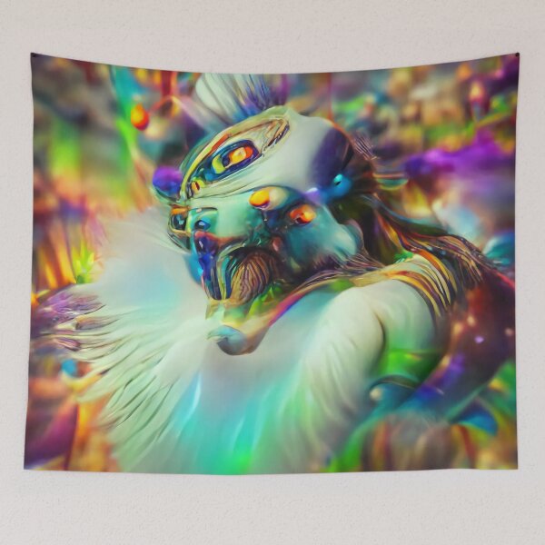 Item preview, Cybernetic Neon DMT Pup designed and sold by trippingonpixel.