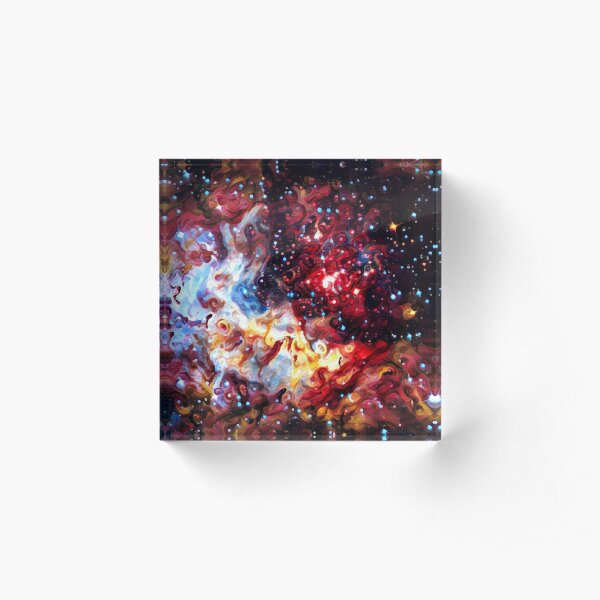 ALTERED Large Magellanic Cloud Acrylic Block