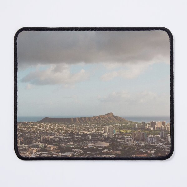 Item preview, Diamond Head & Honolulu Cityscape | Oahu, Hawaii | Landscape Photography Print designed and sold by admkng.