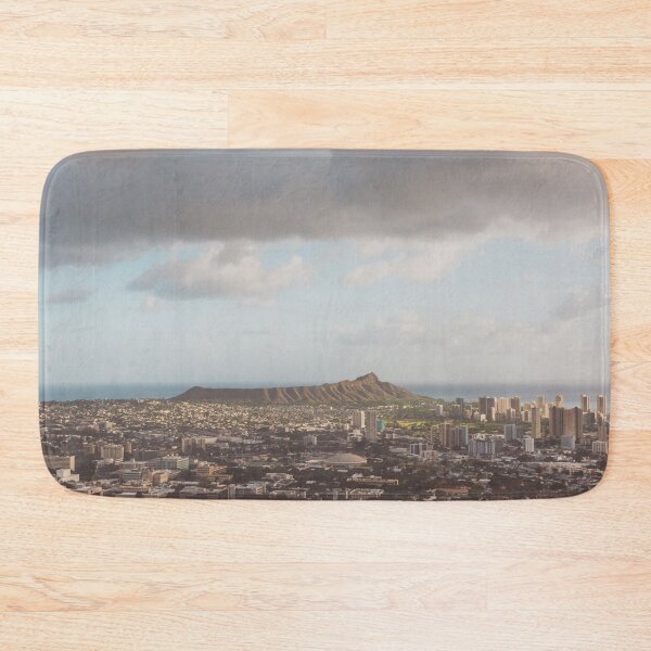 Item preview, Diamond Head & Honolulu Cityscape | Oahu, Hawaii | Landscape Photography Print designed and sold by admkng.